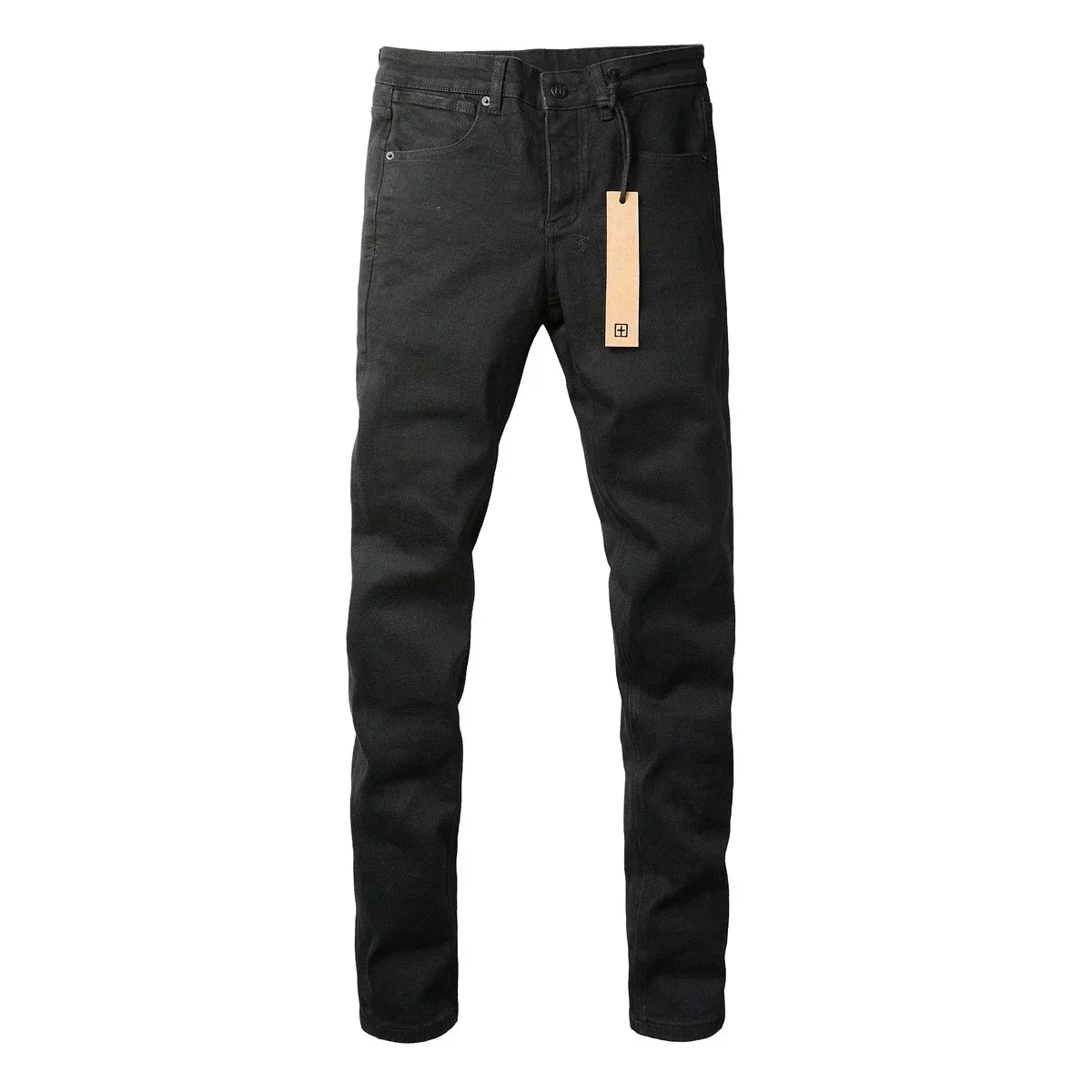 American High Street KSUBI Cross Jeans Men Trendy Trend High Quality Low Rise Stretch Skinny  Pleated Ripped Jeans
