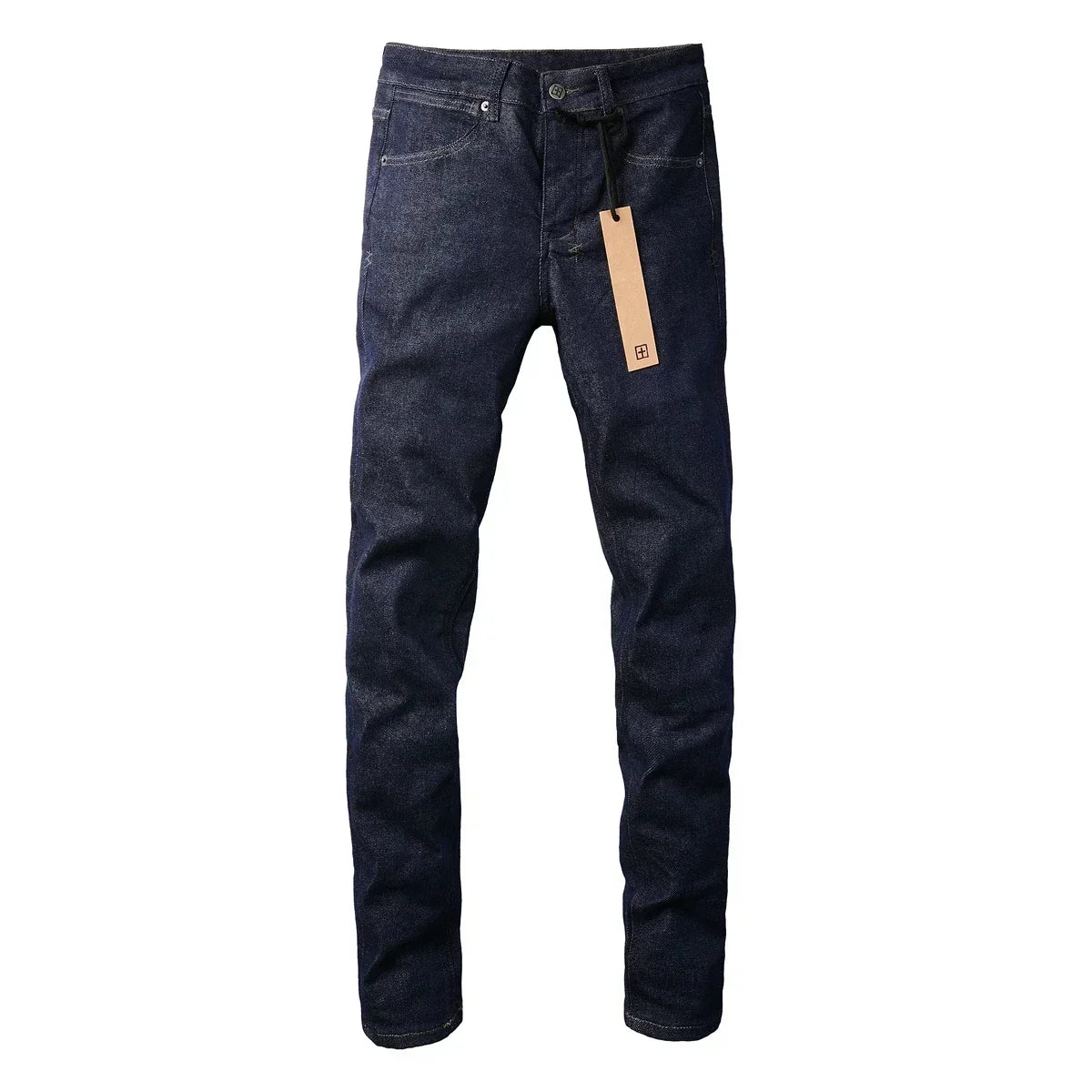 American High Street KSUBI Cross Jeans Men Trendy Trend High Quality Low Rise Stretch Skinny  Pleated Ripped Jeans